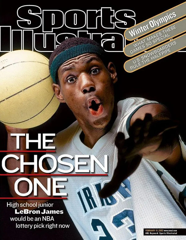 sports illustrated cover lebron james